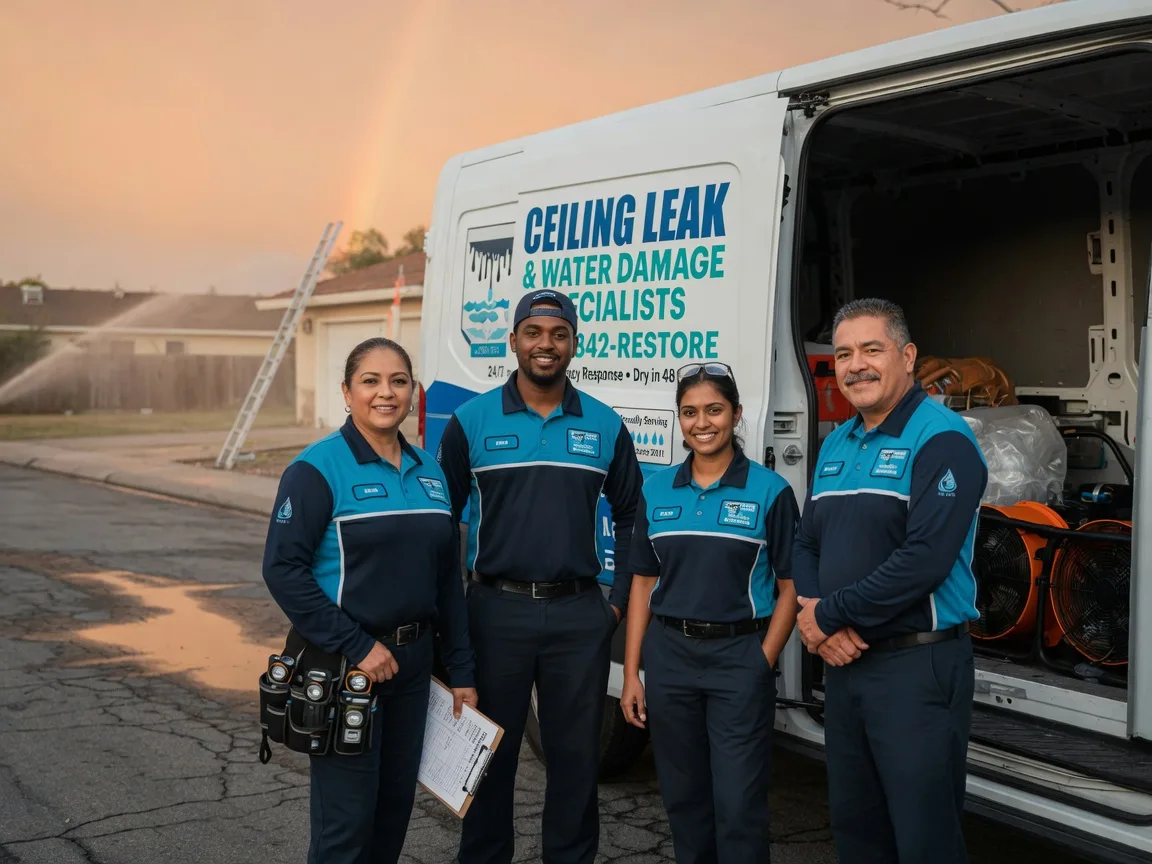 Ceiling Leak Cleanup company in Brantwood, WI