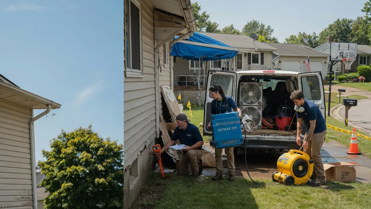 Ceiling Leak Cleanup in Brantwood, WI near me
